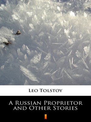 cover image of A Russian Proprietor and Other Stories